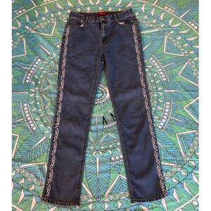Jeanbay Embroidered High Waist Jeans